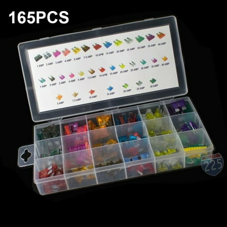MINI New 165pc ATC Low Profile Mini Blade Fuse Assortment Auto Car FUSES Kit MINI New 165pc ATC Low Profile Mini Blade Fuse Assortment Auto Car FUSES Kit